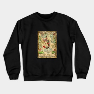 the Fool Tarot Card Crewneck Sweatshirt